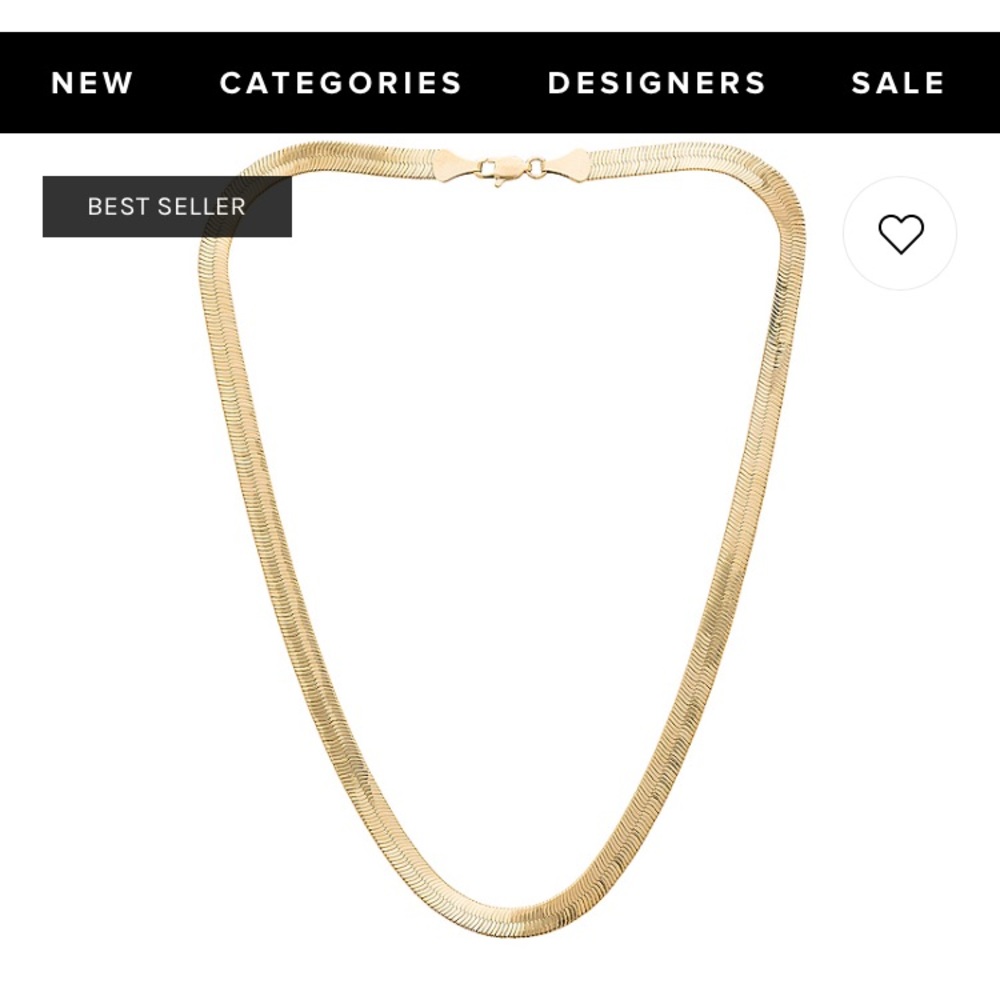 NWOT Eight by GJENMI Jewelry snake chain